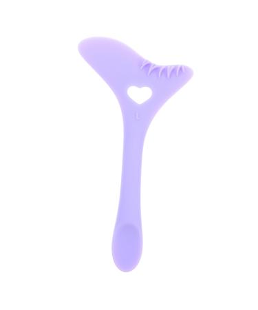 BIUDECO Eyeliner Stamp Eyeshadow Applicators Reusable Silicone Eyelash Stencils Makeup Tools Face Auxiliary 12.00X6.00X0.50CM Purple