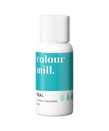 Colour Mill Oil Based Next Genertion Edible Food Paint Colouring for Buttercream Fondant Sugarpaste Icing and Chocolate - Teal 20ml