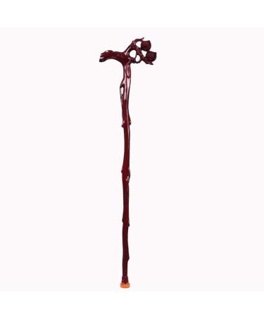 Crutches Solid Wood Old Cane Wood Walking Stick Female Anti-Slip Elderly Special Light Wooden Walking Stick powerfully