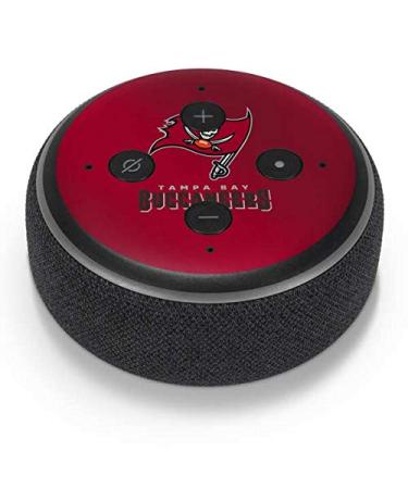Skinit Decal Audio Skin Compatible with Amazon Echo Dot 3 - Officially Licensed NFL Tampa Bay Buccaneers Team Jersey Design