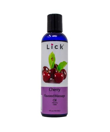 Cherry Flavored Massage Oil for Massage Therapy - Relaxing Muscle Massage for Men and Women with Natural Vitamin e Oil with Aromatherapy Oils for Skin use - Essential moisturizing Body Oils 4 oz