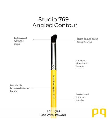 Bdellium Tools Angled Contour Makeup Brush 769 - Professional Studio Series - Buy Online on GoSupps.com