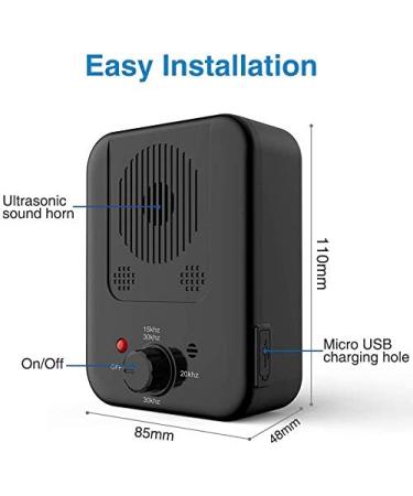 HXWEB PET Anti-Bell Device | Ultrasound Dog Bark Repeller & Trainer | Safe & Effective Outdoor Deterrent for Large Medium & Small Dogs - Buy Online on GoSupps.com