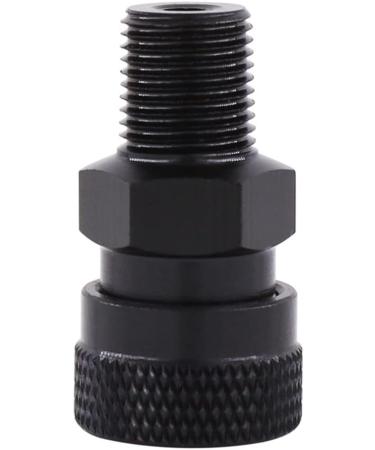Universal 1/8'' NPT Male Thread to 8MM Female Quick-Disconnect Connector Adapter  Black Zinc Plated Copper  PCP Paintball Charging Fittings with Sealing O-Ring 1/8 NPT Male to 8mm Female - Buy Online on GoSupps.com