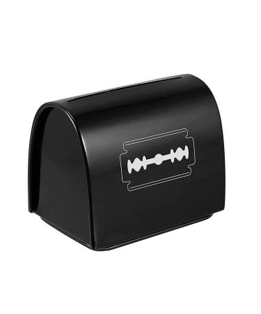 Blades Dispenser Case Used Double Edge Safety Disposal Case Collect Supplies for Home Barber Use