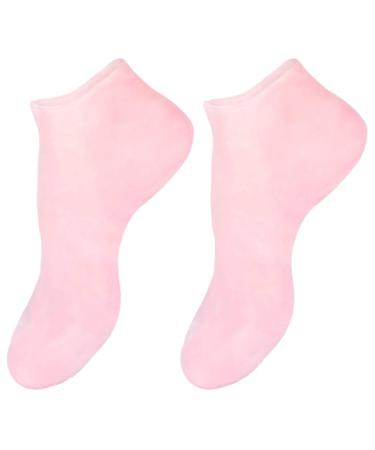 Artibetter 1 Pair Moisturizing Socks Spa Gel Soft Socks for Dry Cracked Heels and Feet L 39-41