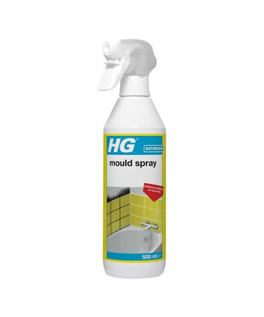 HG Mould Spray Effective Mould Spray & Mildew Cleaner Removes Mouldy Stains From Walls Tiles Silicone Seals & More - 500ml