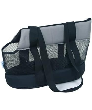 Qchomee Dog Carrier Pet Sling Small Animals Doggy Portable Handbag Head Out Rucksack Bag Hands-Free Chest Breathable Mesh For Medium Puppies Kitten 6-11LB Outdoor Traveling Hiking Shopping Black - Buy Online on GoSupps.com