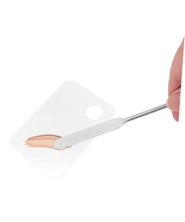 Buy 1 Set Cosmetic Mixing Palette & Tools - Foundation Mixing Tray & Spatula (17.5x15cm) - International Shipping Available - Buy Online on GoSupps.com