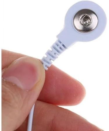 Replacement Premium TENS Lead Wires - 2.35mm Shielded Plug & 4 Snap 3.5mm Connectors for TENS Units (Pack of 6) | International Shipping Available - Buy Online on GoSupps.com
