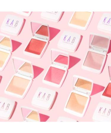 KAB Cosmetics Pressed Powder Highlighter - Ultra-Fine Pigment Shimmer for All Skin Tones - Cruelty-Free Bronzed Babe Glow - Buy Online on GoSupps.com
