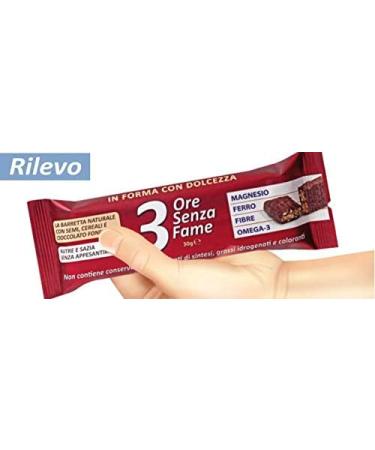  Rilevo Rilevo - 3 Hours Without Fame - 9 Individual Boxes of Artisanal Spice Bars with Seeds and Cereals Covered in Dark Chocolate (9 x 30g) - Buy Online on GoSupps.com