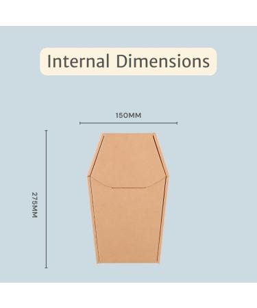 The Pet Rainbow | Small Animal Funeral Kit with Pet Coffin & Casket | For Hamsters, Guinea Pigs, Birds, Gerbils, Reptiles, Fish | Cardboard Coffins | Up to 6kg | 275mm x 150mm x 100mm - Buy Online on GoSupps.com