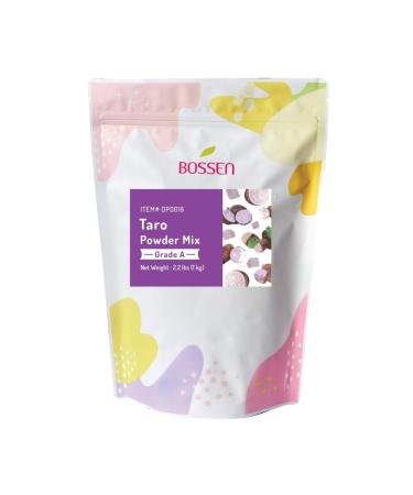 Buy Bossen Taro Milk Tea Powder | Quality Class A for Authentic Milk Teas Smoothies & Bubble Teas | 1 KG | Vegan Low Sugar & No Artificial Dyes - Buy Online on GoSupps.com