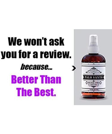 Palo Santo Smudge Spray 8 FL OZ - Premium Pure Palo Santo & Sage Essential Oils | Crystal & Reiki Infused for Energy Clearing, Purifying, Healing - Smokeless Alternative - Buy Online on GoSupps.com