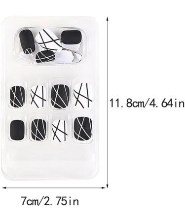 dijiusidy False Nail Perfect Matching Simple to Wear Fingernail Full Coverage Press Type Strong Viscosity Adjustable Paster Type 14 F741 Type 14 F741 - Buy Online on GoSupps.com