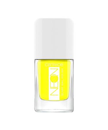 Catrice neon blast nail polish nail polish nail polish No. 01 Energising Yellow yellow color -intensive glossy without acetone vegan without preservatives (10.5 ml)