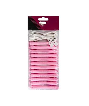 GLAMSA 12 perming rods Curling hairdressing DIY tool for hair styling Hair curling with zero heat damage Ideal for home or salon use (Pink 7MM)