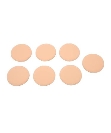 Verdant Touch Face Powder Puff Makeup Powder Puff Set 7-Piece Cosmetic Loose Powder Tool Kit Skin Color Face Powder Puffs for Setting Makeup