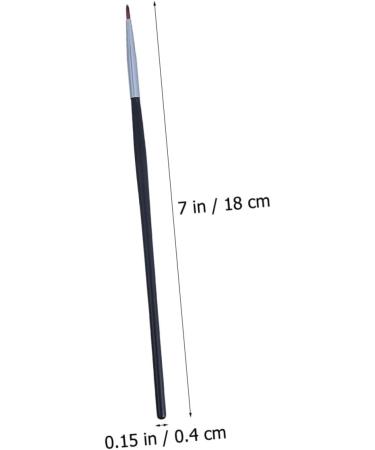 Balacoo 15 Pcs Fine Eyeliner Brush Gel Eyeliner Eye Liner Applicator Eyeliner Applicator Eye Shadow Cosmetic 18x0.4cmx3pcs Blackx3pcs - Buy Online on GoSupps.com