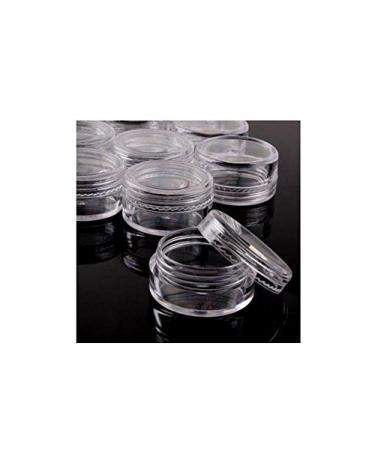 Buy 50 Plastic Cosmetic Sample Containers (3g) - Small Transparent Round Jars for Face Cream Lip Balm and Lotion - Perfect for Travel & Storage - Buy Online on GoSupps.com