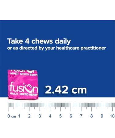 Bariatric Fusion Bariatric Multivitamin Soft Chew - Mixed Berry Fruit - 60 Soft Chews - Buy Online on GoSupps.com