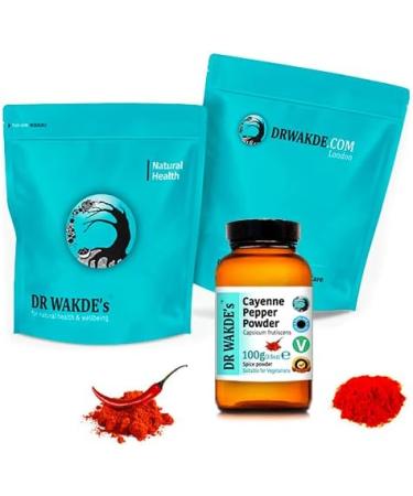 500g Cayenne Pepper Powder - Pure Raw Capsicum frutescens | Ayurvedic Herb, Vegan | Same Day Dispatch - Buy Online on GoSupps.com