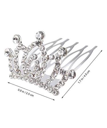 Lurrose Mini Tiara Crown Hair Comb Set for Wedding Party - Bride Bridesmaid Headpiece Accessories (12pcs) - Buy Online on GoSupps.com
