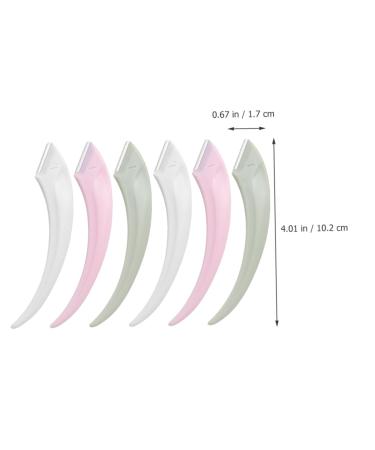 6th Meniscus Anti-Scratch Eyebrow Trimmer & 6-Piece Face Razor Set - Women's Face Hair Removal Tool for Flawless Brows & Cosmetics - Buy Online on GoSupps.com