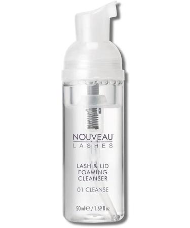 Nouveau Lashes Lash & Lid Gentle Foaming Cleanser Encourages Optimal Lash and Eyelid Hygiene Suitable for Use on Lash Extension Vegan 50 ml (Brush Not Included) - Buy Online on GoSupps.com