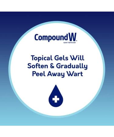 Compound W Maximum Strength Wart Remover Gel 0.25 oz (Pack of 2) - Fast-Acting Formula - Buy Online on GoSupps.com