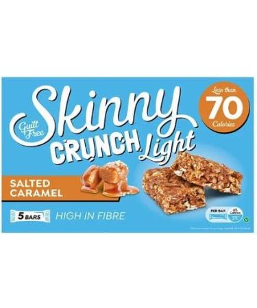 Skinny Crunch Bars Light Salted Caramel x3 Packs with Kitchenfella Healthy Challenge - Buy Online on GoSupps.com