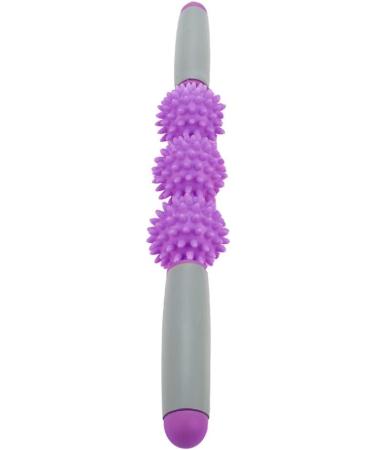 Violet Massage Tab with 5 Spiky Balls - Relieve Tension Shoulder Pain & Boost Blood Circulation for Arms Thighs Hips & Waist - Buy Online on GoSupps.com