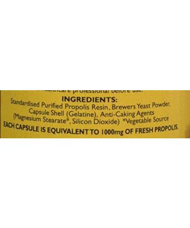Bee Health 1000mg Propolis High Potency 90 Capsules - 80g - Natural Bee Propolis Extract - Immune Support Supplement - Buy Online on GoSupps.com