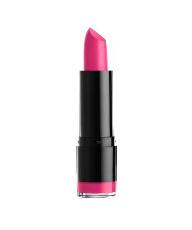 NYX PROFESSIONAL MAKEUP Extra Creamy Round Lipstick - Hot Pink (Blue-Toned Bright Pink) Hot Pink 0.14 Ounce (Pack of 1)