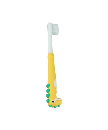 Children's toothbrush soft hair small independent packaging sweet dinosaur cartoon infant hair toothbrush for 3 to 12 years DNW308 1 piece (1 Pack) B