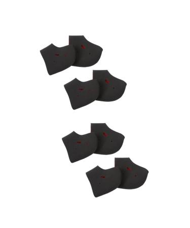 Healeved 4 Pairs Silicone Heel Protector for Plantar Foot Moisturizing Socks Hydrating Socks Cracked Heels Socks Thermal Socks Foot Protectors for Feet Sole of Foot Boots