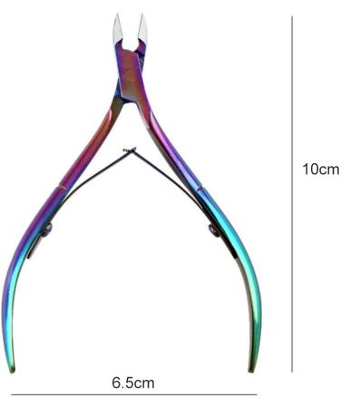 GHEART Cuticle Scissors Cuticle Cutters Professional Nail Scissors Dead Skin and Cuticle Scissors for Pedicure Manicure Dead Skin Foot and Hand Colorful (1 Piece) Colourful - Buy Online on GoSupps.com