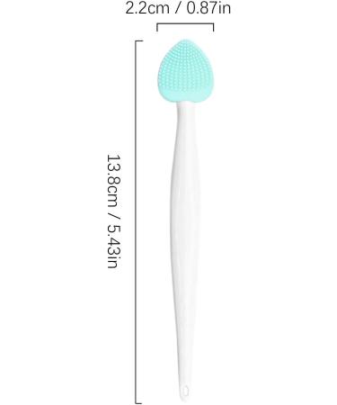 Silicone Face Wash Brush - Face Scrubber Handheld Double-Sided Skincare Remover Tool - Blackhead Brush Face Wash Brush Portable Nose Scubber for SPA Center Shakven C Blue - Buy Online on GoSupps.com
