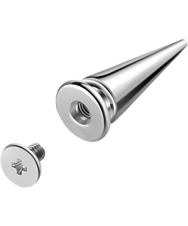 200 Sets Silver Cone Spikes Screw Back Studs for DIY Clothing & Leather Craft - Punk Rock Rivets in Various Sizes - Buy Online on GoSupps.com