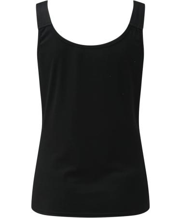 Shop Sexy Black Sports Bras for Women | Versatile Sleeveless V-Neck Tank Top | Casual Stretchy Y2K Summer Streetwear - Buy Online on GoSupps.com