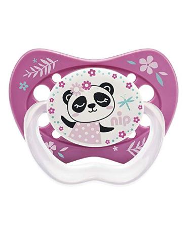 Nip Schnuller 'Life' Silicone Pacifier - BPA-Free Size 2 5-18 Months Dental Care for Girls - Made in Germany - Buy Online on GoSupps.com