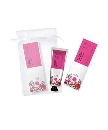 Umido Beautyet |1x hand cream 30 ml pomegranate & orchid extract | without silicones parabens paraffins mineral oils |1x organza bags |Hand lotion |Care cream |Lotion |Skin care (6-cyns)