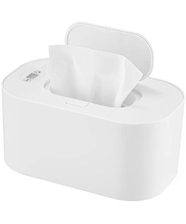 YUDONGL USB Baby Wipe Warmer 3 Mode 40-60 C Adjustable Baby Wipe Warmer Dispenser Portable Smart Wet Wipes Warmer Large Capacity Baby Wipe Heater for Kids Car Home Travel Baby Nursery (White)