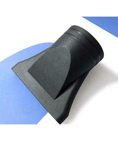 2Pcs Professional Black Plastic Hair Dryer Nozzle Replacement Set - Narrow Concentrator for Precise Styling - Fits Outer Diameter 4.5cm - Buy Online on GoSupps.com