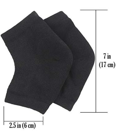 Nado Care Moisturizing Gel Socks for Dry Cracked Heels - 4 Pair Pack - Buy Online on GoSupps.com