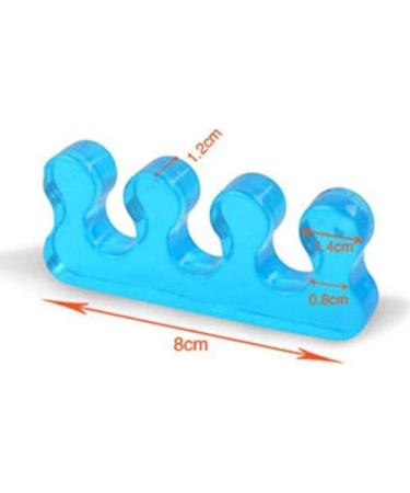 Buy Bonvie.shop Silicone Toe Separators for Pedicure | Hallux Valgus Splint & Ball Protection - Purple Color - Buy Online on GoSupps.com
