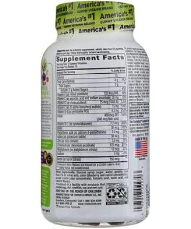 Vitafusion Men's Complete Multivitamin Gummies - Natural Berry Flavors - 300 Gummies (2 Pack) - Buy Online on GoSupps.com