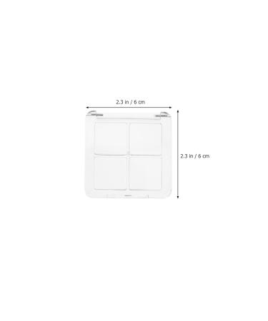 Minkissy 6-Piece Empty Eyeshadow Box Set | Travel-Friendly Acrylic Cosmetic Trays & Blushing Palettes - Buy Online on GoSupps.com