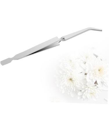 Ipetboom 1pc Nail Art Tweezers Nail Clippers Professional Nail Tweezers Nail Art Clip Nail Tweezers Tool Nail Pincher Stereotypes Clamp Tweezers 17*0.9cm Silver - Buy Online on GoSupps.com
